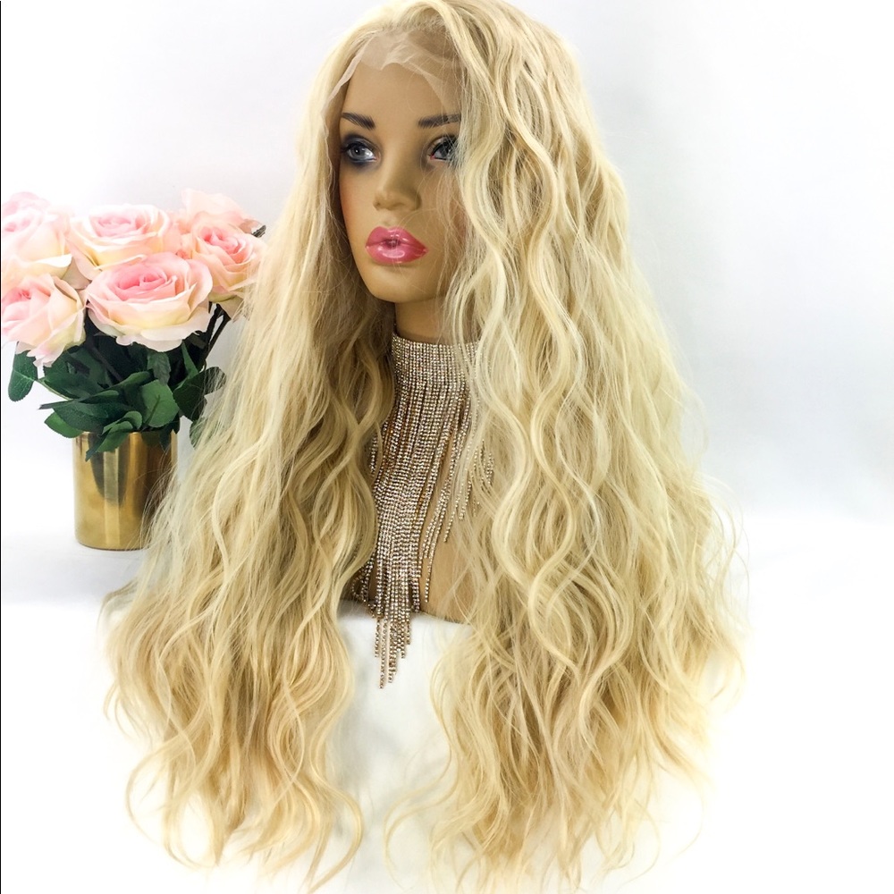 Bleached Blonde | 13x6” Full Lace Top Wig - Picture 3 of 8